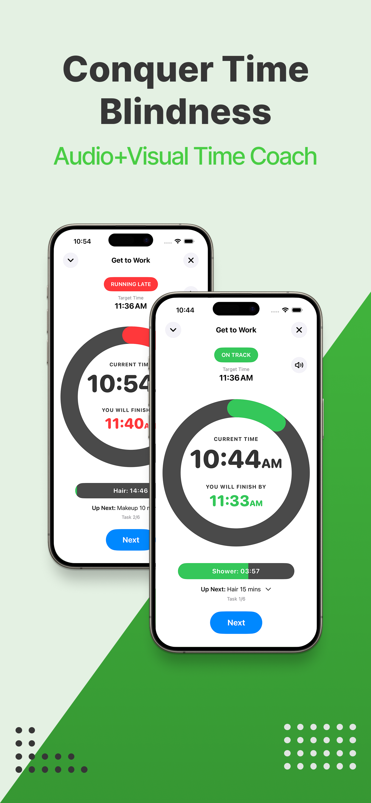 LateLess Pacing Voice Coach